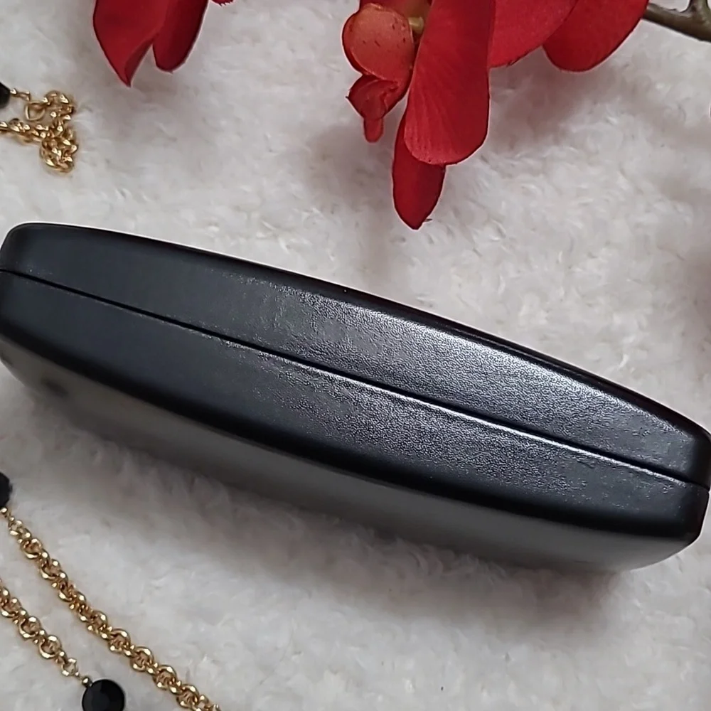 Ralph Lauren Clamshell Hard Case Eyeglasses Sunglasses Large Black Excellent con - Picture 7 of 10